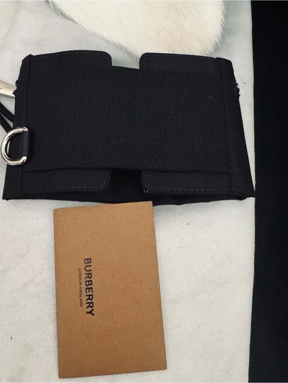 Burberry black nylon